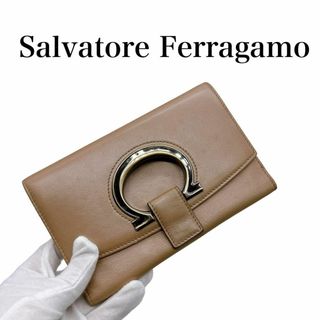 サルヴァトーレフェラガモ(Salvatore Ferragamo)のサルヴァトーレフェラガモ ガンチーニ 三つ折り財布 お買い得(財布)