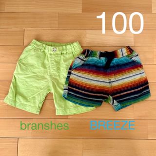 ブリーズ(BREEZE)の 【みかん様専用】BREEZE &branshes ズボン２枚セット100(パンツ/スパッツ)