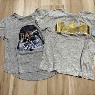 エイチアンドエム(H&M)のGAP H&M  １１０　グレー　Ｔシャツ(Tシャツ/カットソー)
