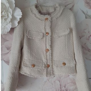 ハーリップトゥ(Her lip to)のherlipto Spring Tweed Jacket(ノーカラージャケット)