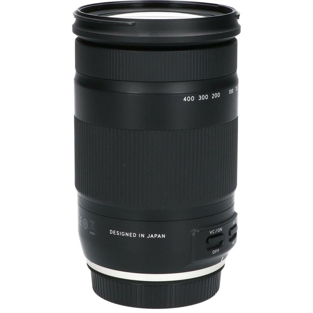 TAMRON(タムロン)のＴＡＭＲＯＮ　ＥＯＳ１８－４００ｍｍ　Ｆ３．５－６．３ＤｉＩＩ　ＶＣ スマホ/家電/カメラのカメラ(レンズ(ズーム))の商品写真