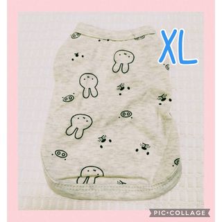 ミッフィー(miffy)の♡新品未使用♡犬服XL ミッフィー　ティシャツ　夏服　グレー(犬)