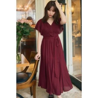 ハーリップトゥ(Her lip to)のBon Voyage Belted Long Dress M(ひざ丈ワンピース)