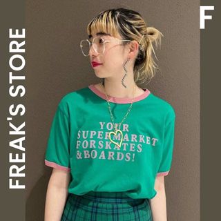 フリークスストア(FREAK'S STORE)の【FREAK'S STORE 】フリークスストア ロゴT ヴィンテージ風(Tシャツ(半袖/袖なし))