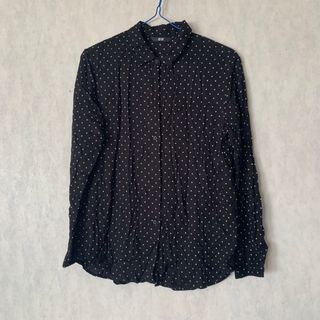 ユニクロ(UNIQLO)のUNIQLO ユニクロ ワイシャツ ドット ブラウス(シャツ/ブラウス(長袖/七分))