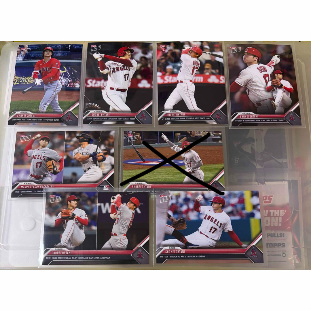 Topps(トップス)の2023 topps now 大谷翔平選手 エンタメ/ホビーのトレーディングカード(シングルカード)の商品写真