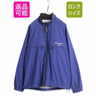 Ralph Lauren - 90s ポロスポーツ ラルフローレン ナイロン ジャケット メンズ M 古着 90年代 オールド POLO SPORT ポロ フルジップ メッシュ ライナー 青