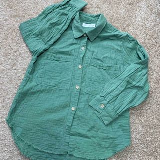 ザラキッズ(ZARA KIDS)のガーゼシャツ 128㎝(ブラウス)