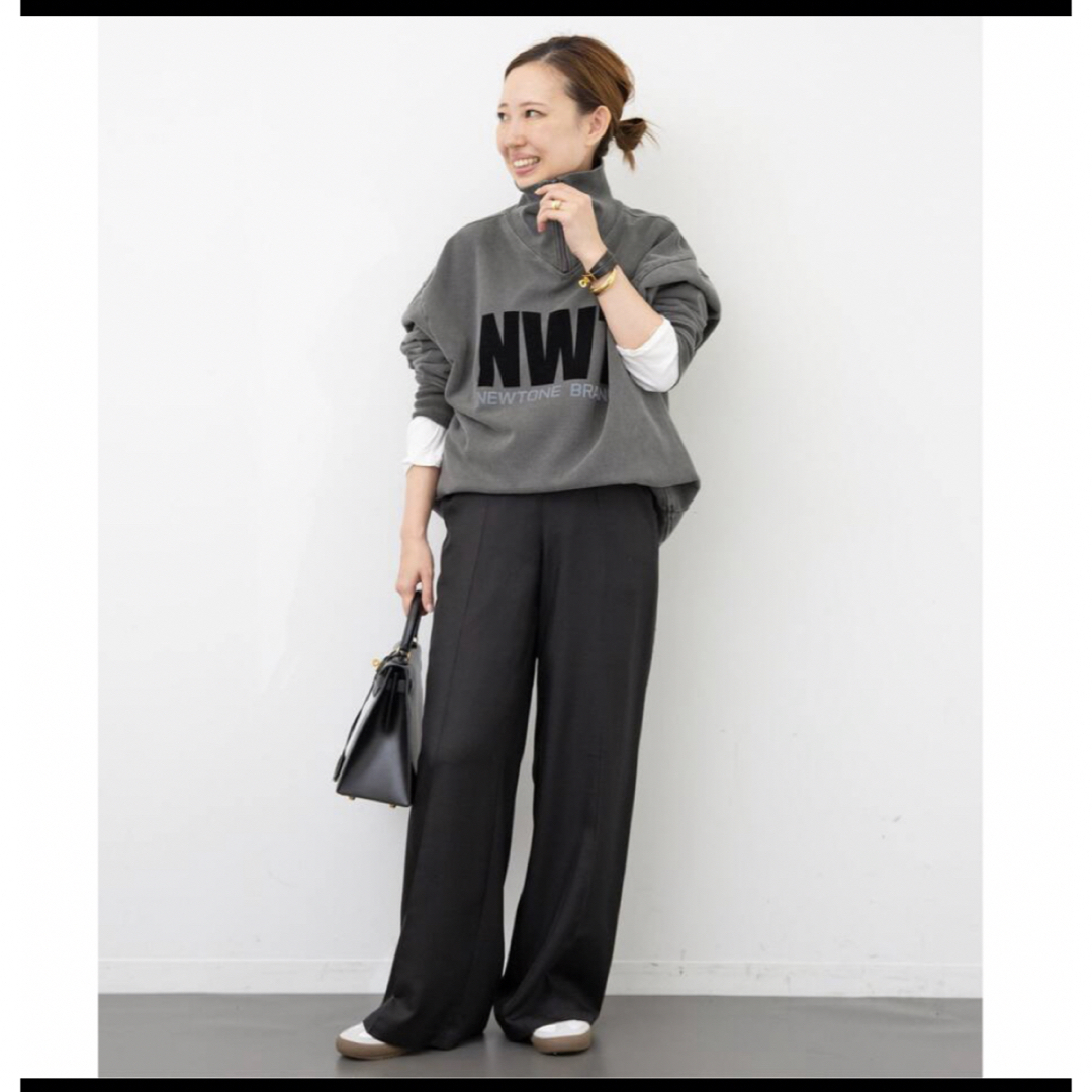 DEUXIEME CLASSE(ドゥーズィエムクラス)のDeuxieme Classe 【NEWTONE】 HALF ZIP TOP レディースのトップス(トレーナー/スウェット)の商品写真