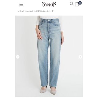 YANUK  ヤヌークボーイズストレートデニム LEA