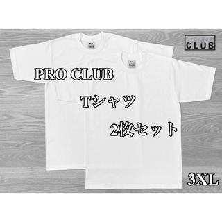 プロクラブ(PRO CLUB)のPRO CLUB プロクラブ 6.5oz ヘビーTシャツ　2枚セット　3XL(Tシャツ/カットソー(半袖/袖なし))