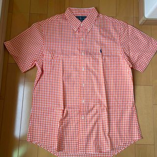 ラルフローレン(Ralph Lauren)のオレンジ色半袖シャツ(シャツ)