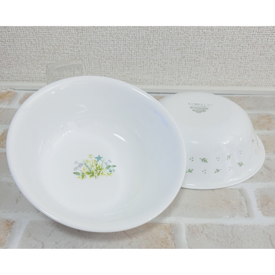 CORELLE(コレール)のCORELLE  ボウル　深皿　2枚　ハーブカントリー 約15.7cm インテリア/住まい/日用品のキッチン/食器(食器)の商品写真