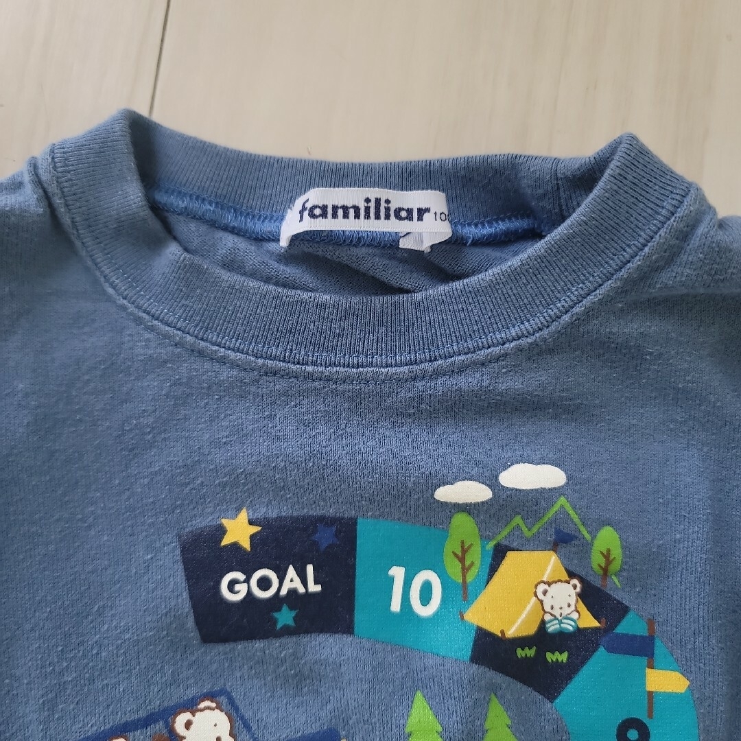 familiar(ファミリア)のfamiliar　ファミリア　ロンT　100　2点 キッズ/ベビー/マタニティのキッズ服男の子用(90cm~)(Tシャツ/カットソー)の商品写真