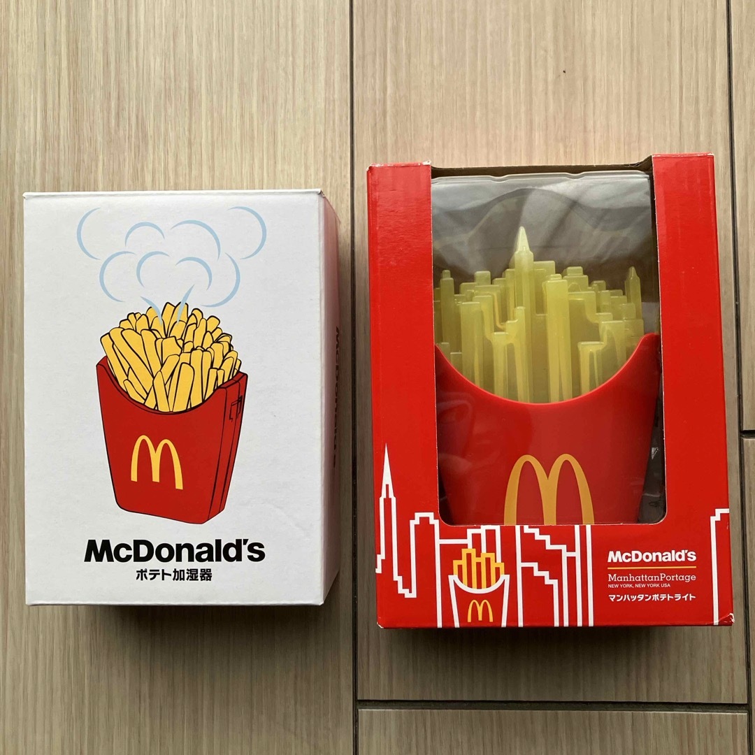 マクドナルド(マクドナルド)のマクドナル　福袋　ポテト加湿器、マンハッタンポテトライト エンタメ/ホビーのコレクション(ノベルティグッズ)の商品写真