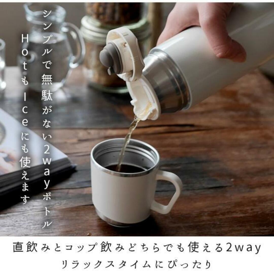 ロッコ ワンプッシュアンドコップ ボトル 500ml インテリア/住まい/日用品のキッチン/食器(その他)の商品写真