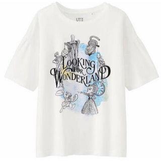 UNIQLO - 【レア】ユニクロ×アリス・イン・ワンダーランド／時間の旅／総柄／Tシャツ　L