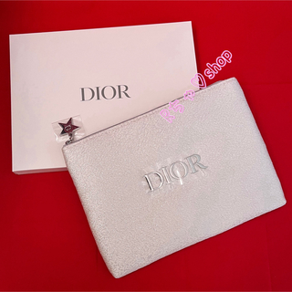 Christian Dior - ディオールDIOR フラットポーチ ノベルティ 限定品 コスメポーチメイクポーチ