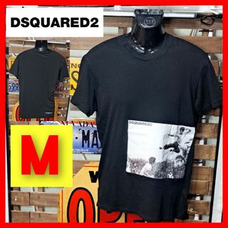 ディースクエアード(DSQUARED2)のディースクエアード　燃えよドラゴン　ブルースリー　プリント　半袖Tシャツ　Ｍ(Tシャツ/カットソー(半袖/袖なし))