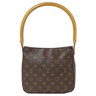 ルイヴィトン(LOUIS VUITTON)のルイ・ヴィトン LOUIS VUITTON バッグ モノグラム レディース ブランド ショルダーバッグ ルーピング MM ブラウン M51146 肩がけ ワンショルダー おしゃれ シンプル 大人 おでかけ 茶色 【中古】(ショルダーバッグ)