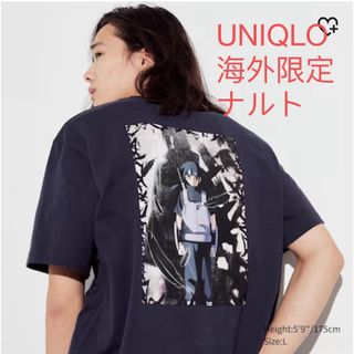 ユニクロ(UNIQLO)の【海外限定品】 UNIQLO ユニクロ　コラボ　ナルト　Tシャツ　サスケ　なると(Tシャツ/カットソー(半袖/袖なし))