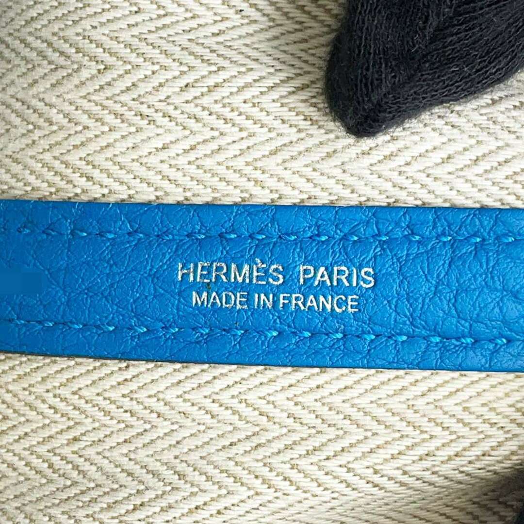 Hermes(エルメス)のエルメス トートバッグ ガーデンパーティTPM ブルーサンシバル/シルバー金具 ネゴンダ U刻印 レディースのバッグ(トートバッグ)の商品写真