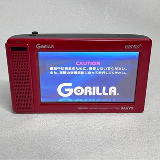 ゴリラ(gorilla)のSANYO　サンヨー　ゴリラ　ミニゴリラ　NV-JM460DT(カーナビ/カーテレビ)