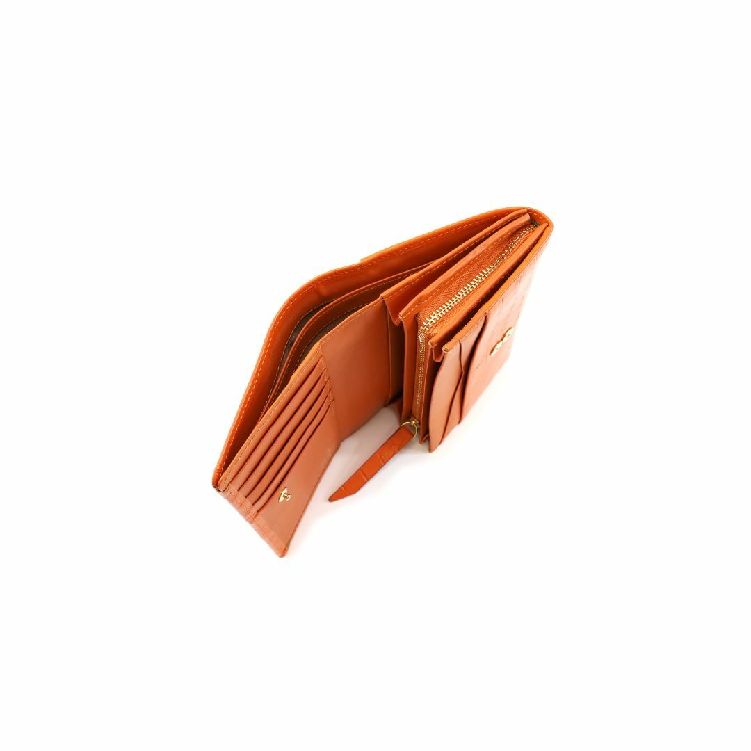 【色: オレンジ】[ランバンコレクション] 二つ折り財布 ラ メールパース 65 レディースのバッグ(その他)の商品写真