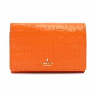 【色: オレンジ】[ランバンコレクション] 二つ折り財布 ラ メールパース 65(その他)