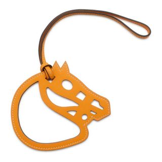 エルメス(Hermes)のエルメス バッグチャーム パドックシュバル ジョーヌドール スイフト HERMES チャーム 馬モチーフ(チャーム)