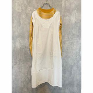 グリモワール(Grimoire)の【SALE】vintage sleeve less dress(ひざ丈ワンピース)