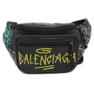 バレンシアガ(Balenciaga)のバレンシアガ ボディバッグ エクスプローラー ベルトバッグ グラフィティ 529550 ウエストバッグ 黒(ボディーバッグ)