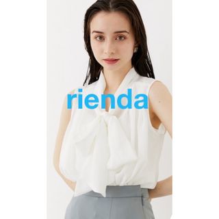 本日限定価格！美品！ rienda  可愛い ノースリボータイブラウス