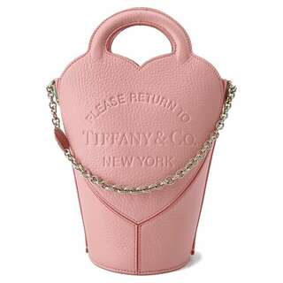 ティファニー(Tiffany & Co.)のティファニー ショルダーバッグ リターントゥ ティファニー レザー Tiffany&Co. ピンク(ショルダーバッグ)