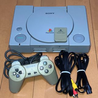 プレイステーション(PlayStation)のPS SCPH-7000 本体セット メモリーカード付き 良動品②(家庭用ゲーム機本体)