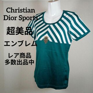 クリスチャンディオール(Christian Dior)のか346超美品　クリスチャンディオールスポーツ　カットソー　М　エンブレム(Tシャツ(半袖/袖なし))