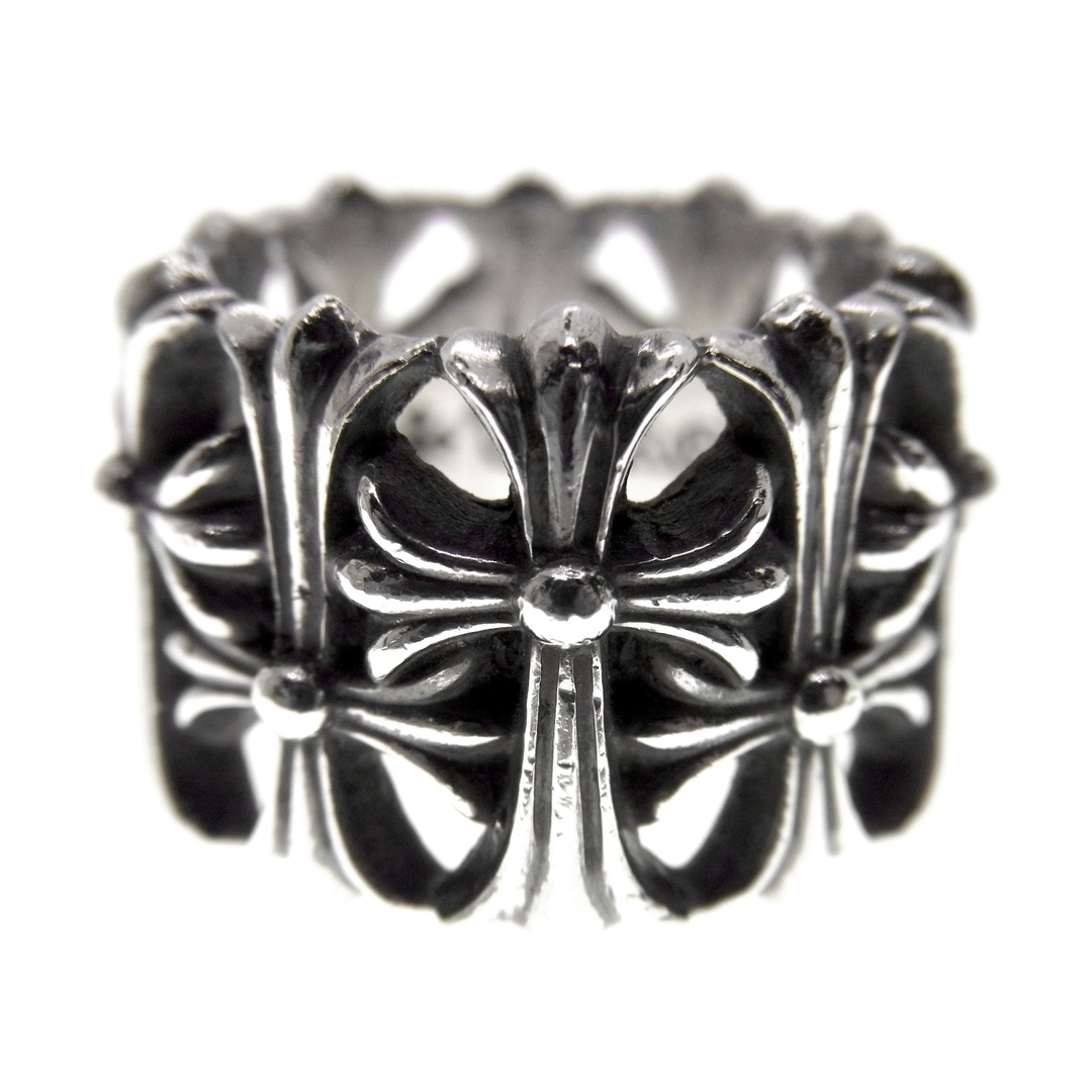 Chrome Hearts(クロムハーツ)のクロムハーツ CHROME HEARTS ■ 【 CEMETERY 】 セメタリー クロス シルバー リング　32641 メンズのアクセサリー(リング(指輪))の商品写真