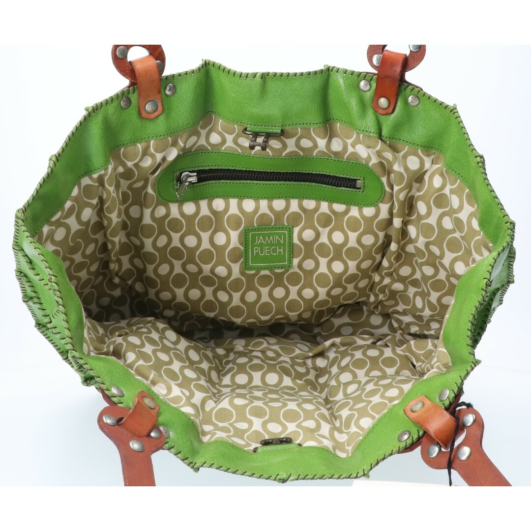 JAMIN PUECH(ジャマンピュエッシュ)のジャマンピュエッシュ HONU レザーパッチワーク レディースのバッグ(トートバッグ)の商品写真