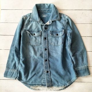 ベビーギャップ(babyGAP)の【110】デニム調長袖シャツ(ブラウス)