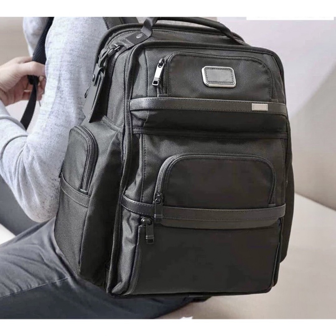 TUMI(トゥミ)の【未使用】TUMI ALPHA3 ブリーフパック BLACK メンズのバッグ(バッグパック/リュック)の商品写真