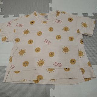 フタフタ(futafuta)のキッズ 100 Tシャツ 半袖 綿100% フタフタ 太陽 ベージュ 春夏(Tシャツ/カットソー)