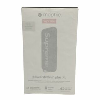 シュプリーム(Supreme)のSUPREME シュプリーム mophie powerstation Plus XL ワイヤレスモバイルバッテリー 充電器 ブラック 正規品 / 34007(その他)