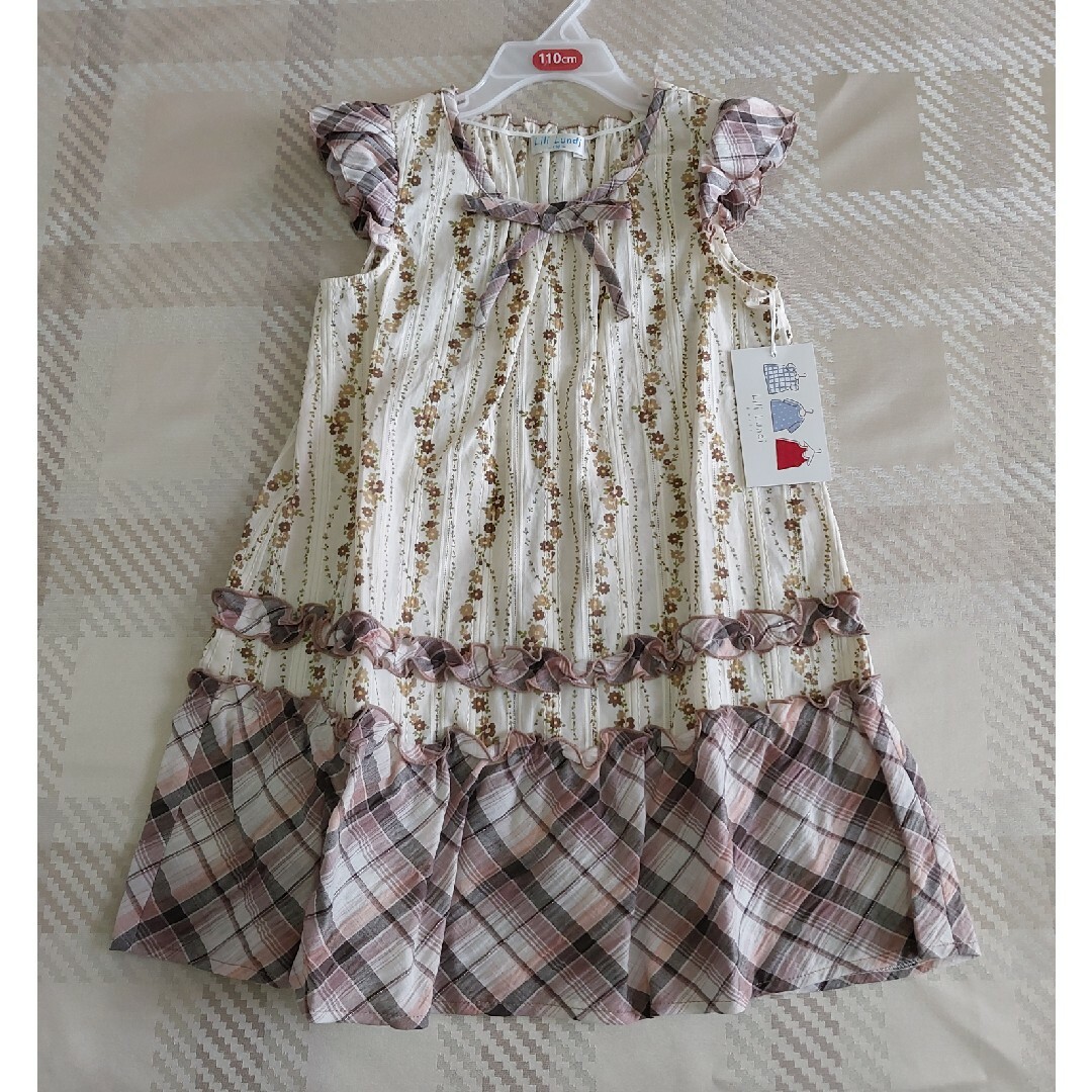 半袖ワンピース キッズ/ベビー/マタニティのキッズ服女の子用(90cm~)(ワンピース)の商品写真