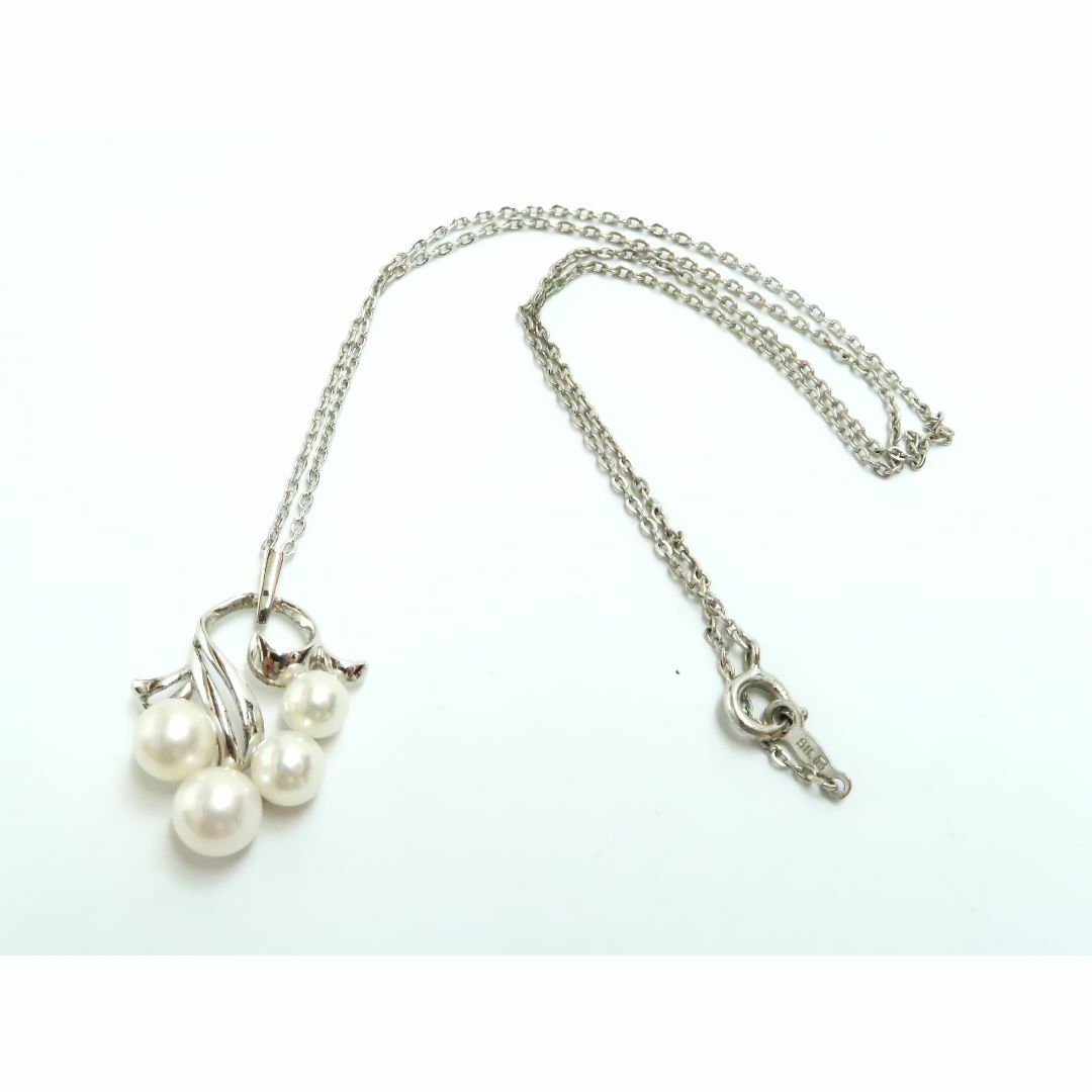 MIKIMOTO(ミキモト)のミキモト　4-5.5mm　4Pパール　Silver　ネックレス　18682205 レディースのアクセサリー(ネックレス)の商品写真