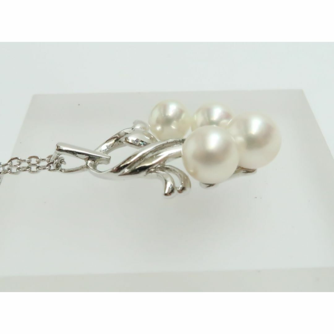 MIKIMOTO(ミキモト)のミキモト　4-5.5mm　4Pパール　Silver　ネックレス　18682205 レディースのアクセサリー(ネックレス)の商品写真