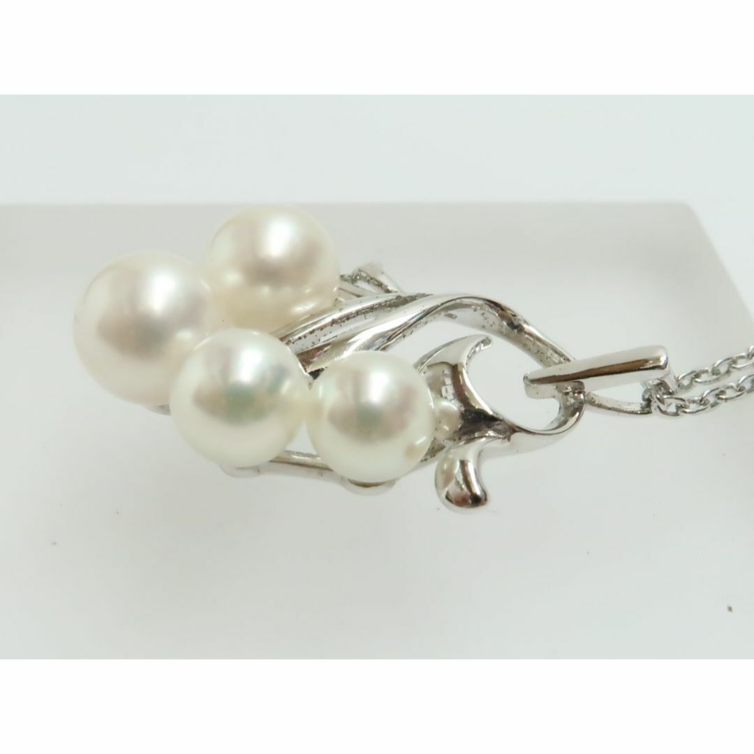 MIKIMOTO(ミキモト)のミキモト　4-5.5mm　4Pパール　Silver　ネックレス　18682205 レディースのアクセサリー(ネックレス)の商品写真