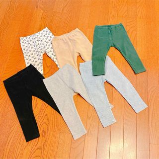 ユニクロ(UNIQLO)のUNIQLO baby 90 長丈レギンス　6点セット(パンツ/スパッツ)