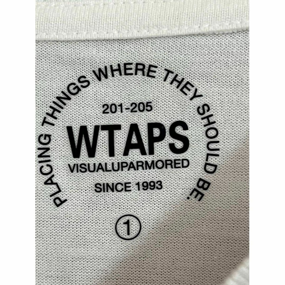 W)taps(ダブルタップス)のWTAPS ダブルタップス　白　ロングスリーブTシャツ　カタカナロゴ メンズのトップス(スウェット)の商品写真