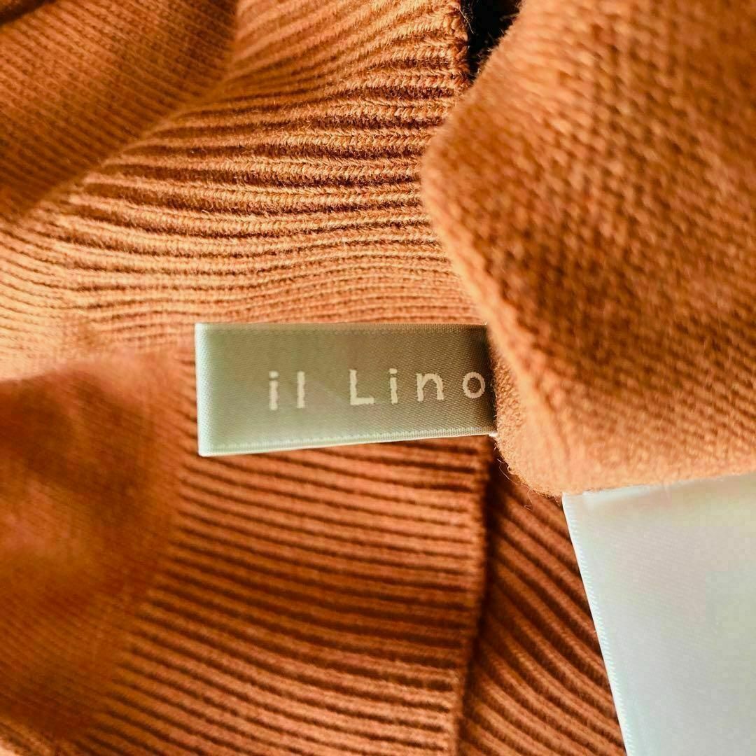 il Lino イルリノ Vネック ニット セーター トップス カットソー 36 レディースのトップス(ニット/セーター)の商品写真