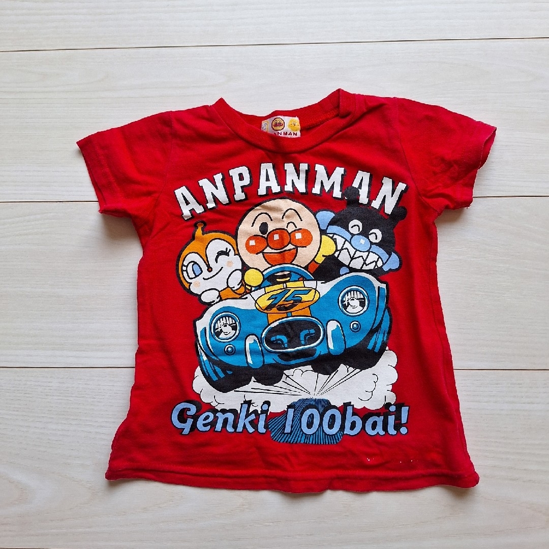 アンパンマン(アンパンマン)のアンパンマン・カーズTシャツ　３枚セット キッズ/ベビー/マタニティのキッズ服男の子用(90cm~)(Tシャツ/カットソー)の商品写真